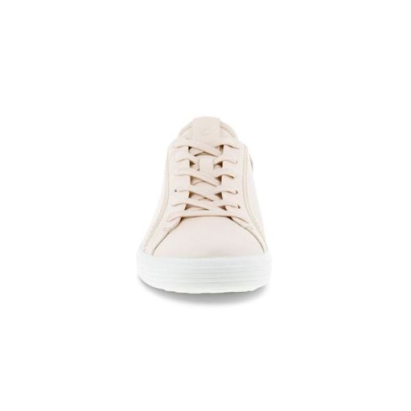 ECCO SHOES -SOFT 7 WOMEN'S STREET SNEAKER 2.0-LIMESTONE/LIMESTONEBLACK