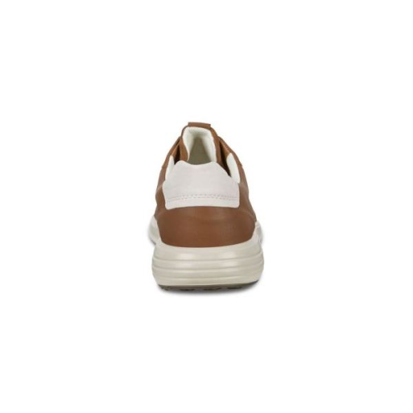 ECCO SHOES -SOFT 7 RUNNER MEN'S SNEAKERS-CAMEL/CAMEL/SHADOW WHITE