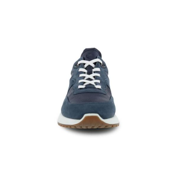 ECCO SHOES -ASTIR MEN'S RETRO SNEAKER-MARINE/NIGHT SKY/MARINE