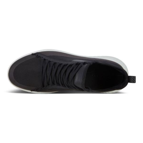 ECCO SHOES -ST.1 LITE MEN'S SLIP-ON SNEAKERS-BLACK/BLACK