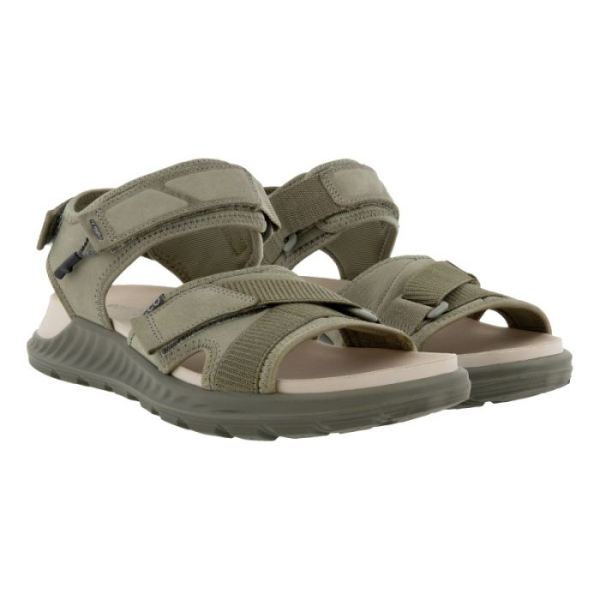 ECCO SHOES -EXOWRAP MEN'S 3STRAP-VETIVER/VETIVER