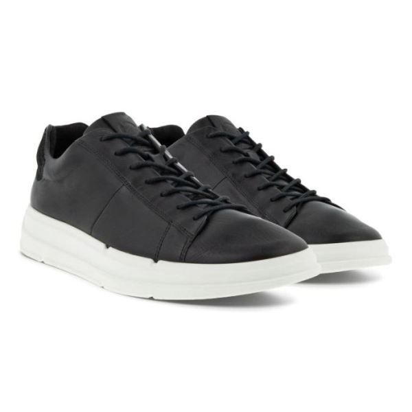 ECCO SHOES -SOFT X MEN'S CLASSIC SNEAKER-BLACK/BLACK