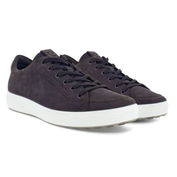 ECCO SHOES -SOFT 7 MEN'S SNEAKER 2.0-LICORICE/LICORICE/LICORICE