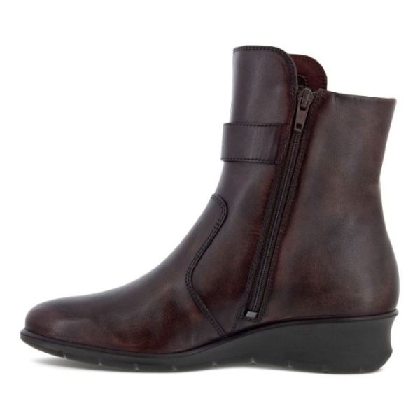 ECCO SHOES -FINOLA ANKLE BOOT-CHOCOLAT