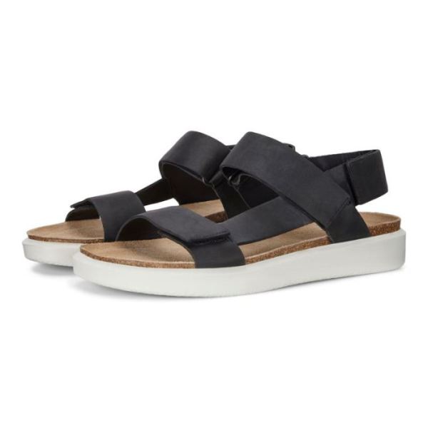 ECCO SHOES -CORKSPHERE MEN'S FLAT SANDAL-MARINE