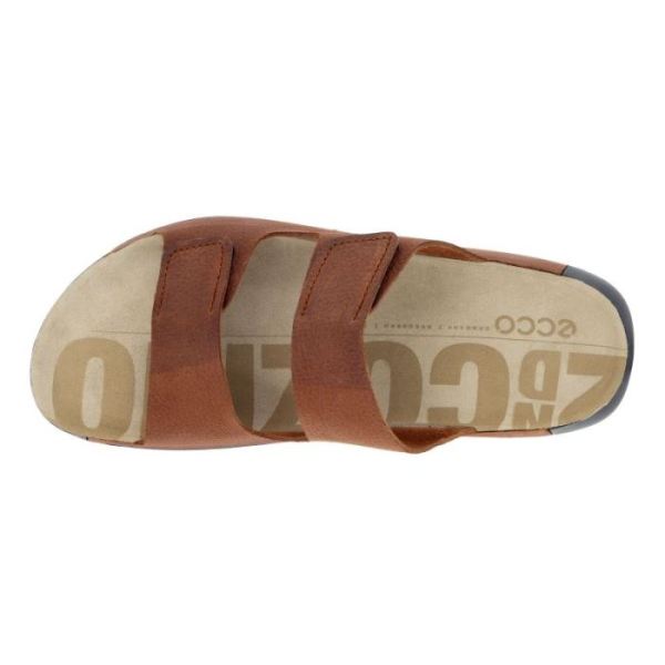 ECCO SHOES -2ND COZMO MEN'S TWO BAND SLIDE-TUSCANY