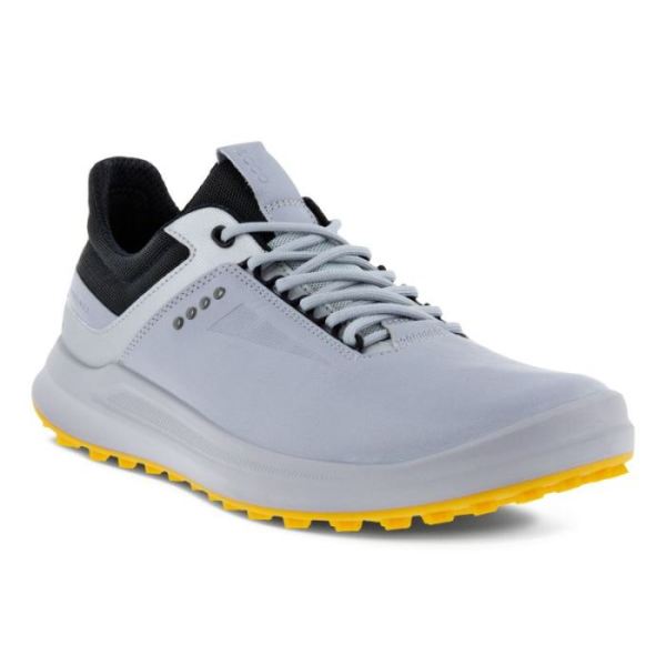 ECCO SHOES -GOLF CORE MEN'S SHOE-SILVER GREY/SILVER METALLIC/BLACK