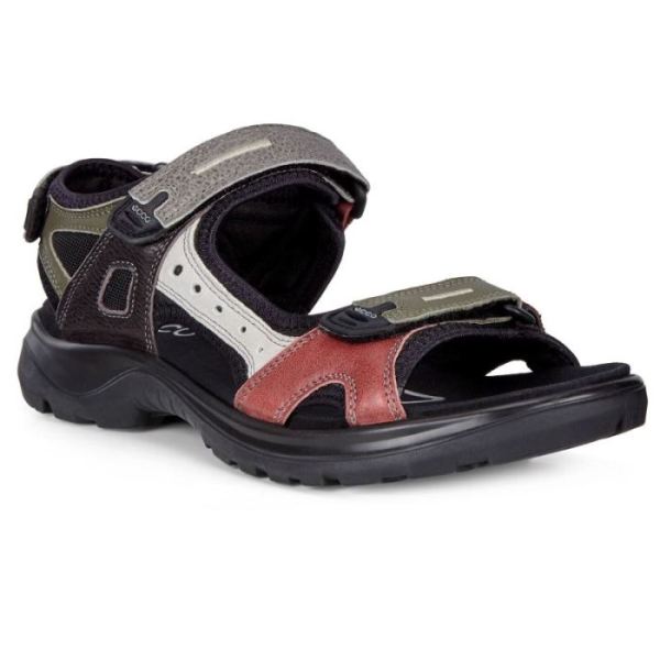 ECCO SHOES -WOMEN&RSQUO;S OFFROAD SANDAL-MULTICOLOR MARSALA