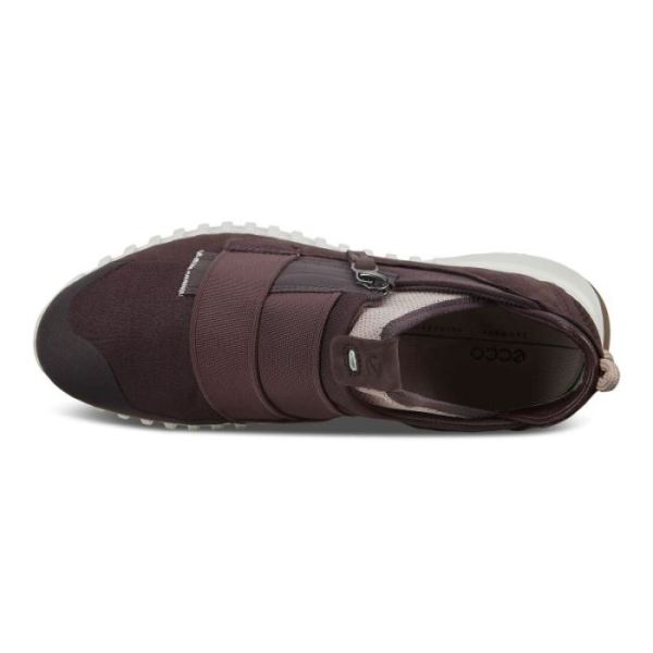 ECCO SHOES -ZIPFLEX WOMEN'S SLIP-ON SHOES-SHALE/SHALE