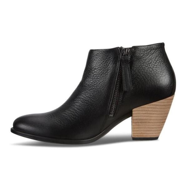 ECCO SHOES -SHAPE 55 WOMEN'S WESTERN BOOT-BLACK