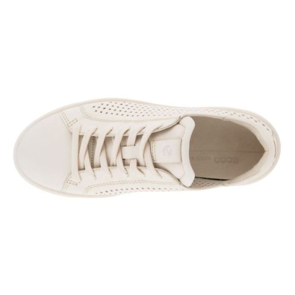 ECCO SHOES -STREET TRAY W LACED SHOES-LIMESTONE