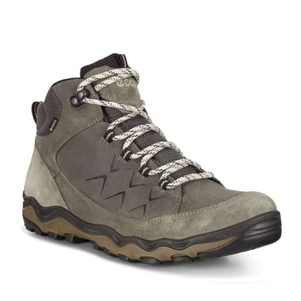 ECCO SHOES -ULTERRA WOMEN'S MID GTX BOOT-WARM GRAY/WARM GRAY