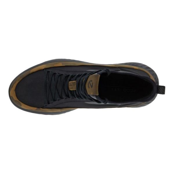 ECCO SHOES -ATH-1FM MEN'S SLIP-ON LX-TARMAC/BLACK