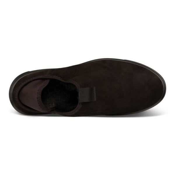 ECCO SHOES -STREET TRAY MEN'S SLIP-ON-BLACK/BLACK