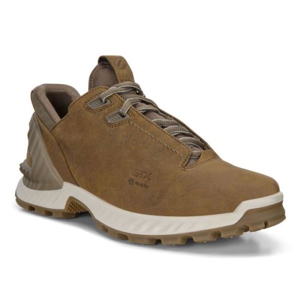 ECCO SHOES -EXOHIKE MEN'S LOW GTX SHOES-CAYOTE