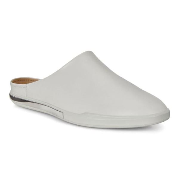 ECCO SHOES -SIMPIL II WOMEN'S BALLERINA MULES-WHITE