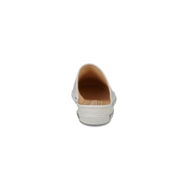 ECCO SHOES -SIMPIL II WOMEN'S BALLERINA MULES-WHITE