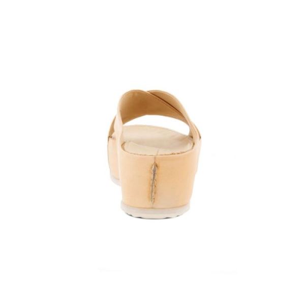 ECCO SHOES -IFLA WOMEN'S SLIDE-NATURAL NUDE M1