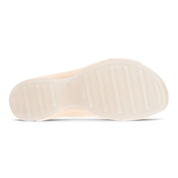 ECCO SHOES -IFLA WOMEN'S SLIDE-NATURAL NUDE M1