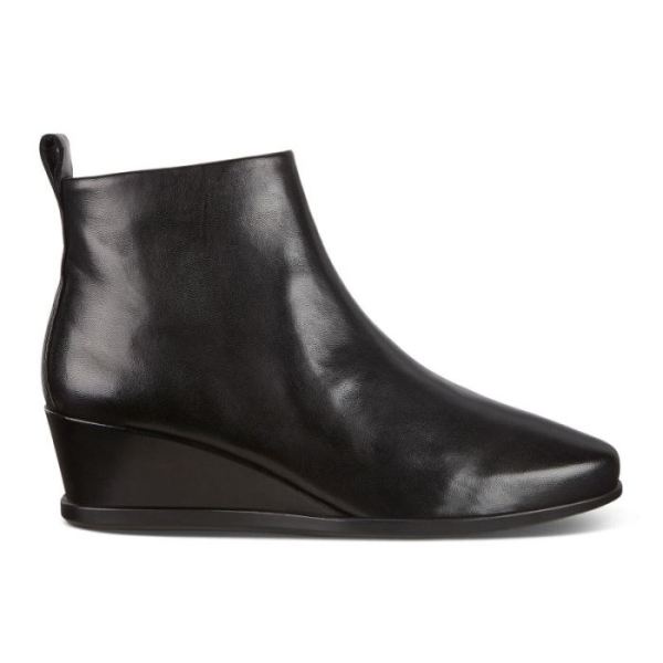 ECCO SHOES -SHAPE 45 WEDGE WOMEN'S ANKLE BOOT-BLACK