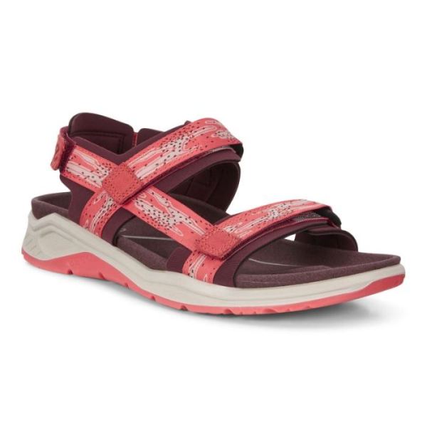 ECCO SHOES -X-TRINSIC. FLAT SANDAL-FIG/APRICOT