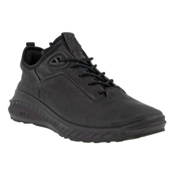 ECCO SHOES -ST.360 MEN'S STREET SNEAKER-BLACK