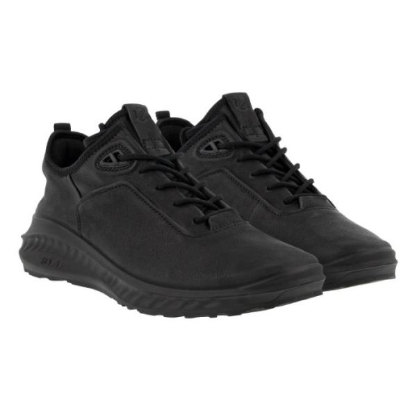 ECCO SHOES -ST.360 MEN'S STREET SNEAKER-BLACK