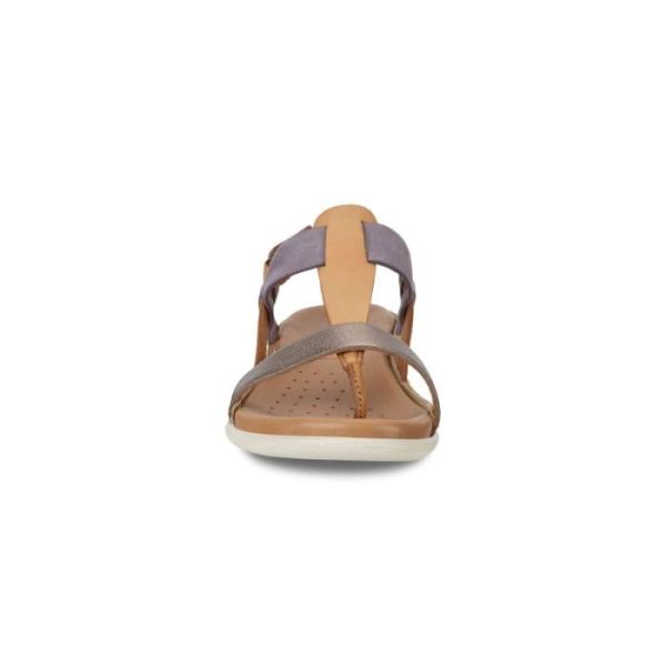 ECCO SHOES -FLASH WOMEN'S SANDAL-STONE METALLIC/LION/DUSK