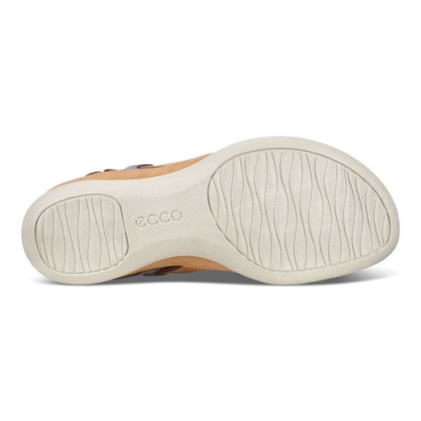 ECCO SHOES -FLASH WOMEN'S SANDAL-STONE METALLIC/LION/DUSK