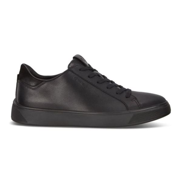 ECCO SHOES -STREET TRAY MEN'S GTX SNEAKER-BLACK