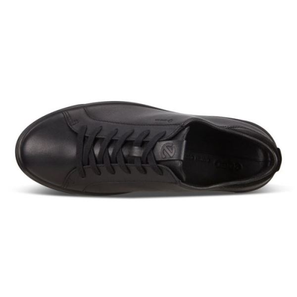 ECCO SHOES -STREET TRAY MEN'S GTX SNEAKER-BLACK