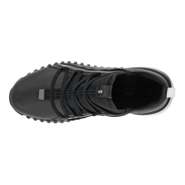 ECCO SHOES -ZIPFLEX MEN'S EASY SLIP-ON-BLACK