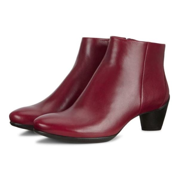 ECCO SHOES -SCULPTURED 45 WOMEN'S ANKLE BOOT-SYRAH