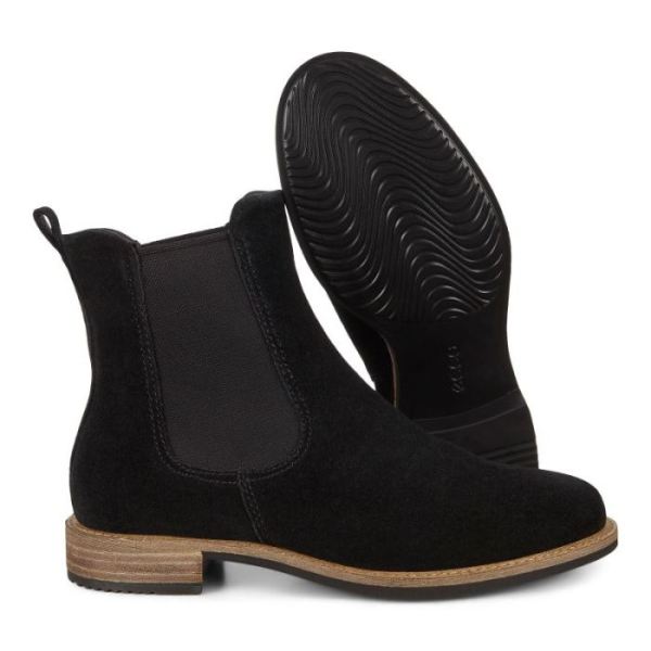 ECCO SHOES -SARTORELLE 25 WOMEN'S CHELSEA BOOT-BLACK