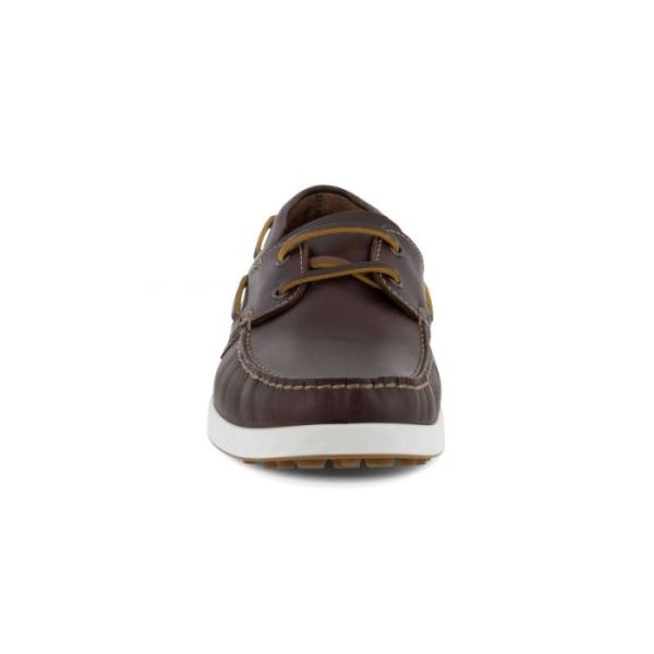 ECCO SHOES -S LITE MEN'S MOC BOAT SHOE-BISON