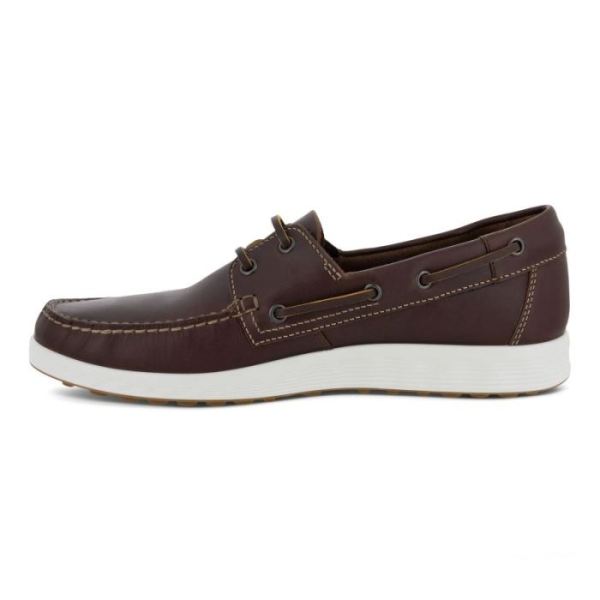 ECCO SHOES -S LITE MEN'S MOC BOAT SHOE-BISON