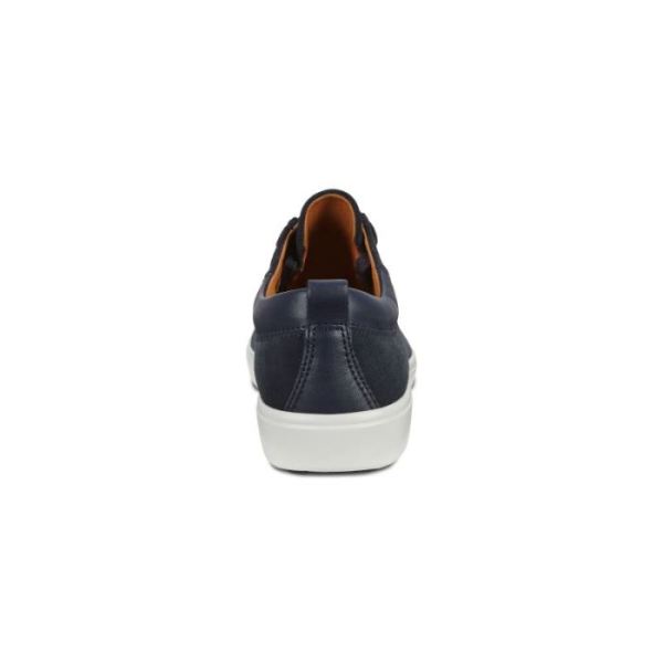 ECCO SHOES -SOFT 7 MEN'S MOCCASINS-NAVY/MARINE