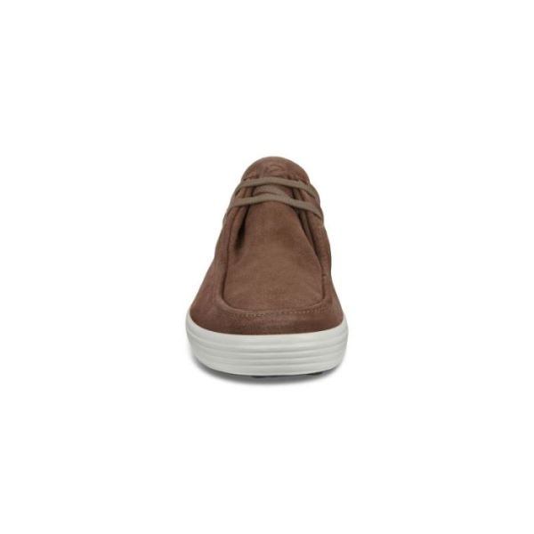 ECCO SHOES -SOFT 7 MEN'S MOCCASINS-DARK CLAY/DARK CLAY