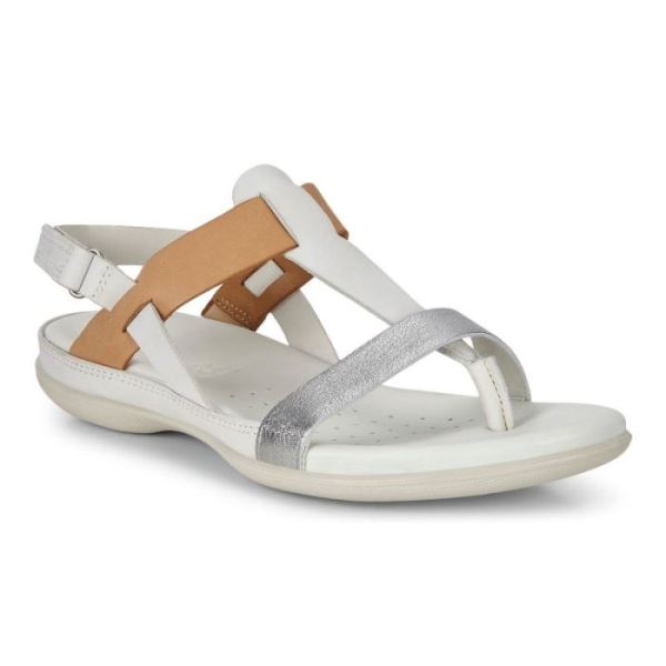 ECCO SHOES -FLASH WOMEN'S SANDAL-ALU SILVER/SHADOW WHITE/LION