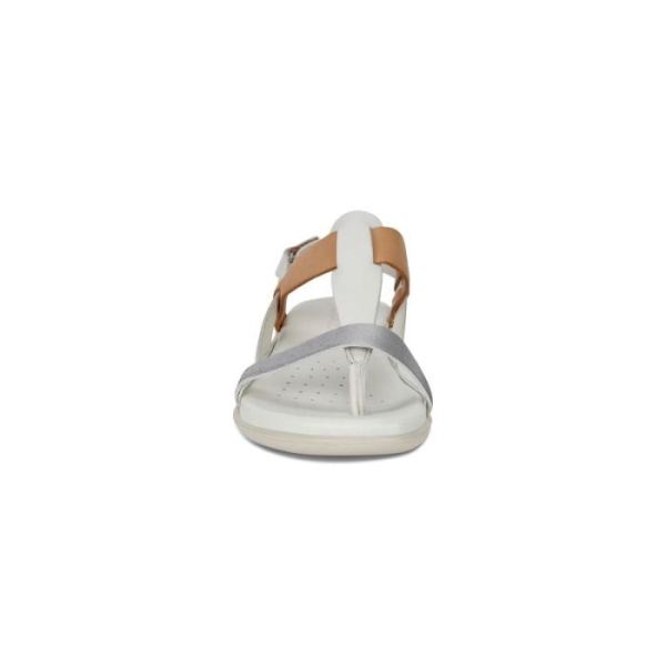 ECCO SHOES -FLASH WOMEN'S SANDAL-ALU SILVER/SHADOW WHITE/LION