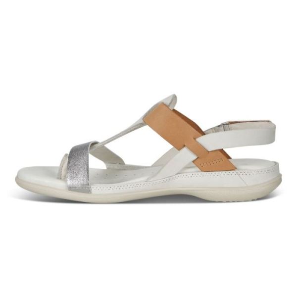 ECCO SHOES -FLASH WOMEN'S SANDAL-ALU SILVER/SHADOW WHITE/LION