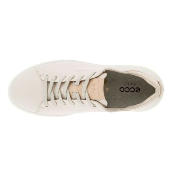 ECCO SHOES -WOMEN'S GOLF TRAY LACED SHOES-LIMESTONE