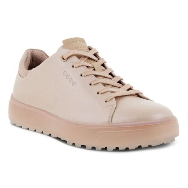 ECCO SHOES -WOMEN'S GOLF TRAY LACED SHOES-ROSE PEARL