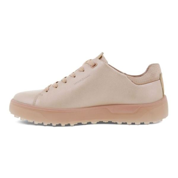 ECCO SHOES -WOMEN'S GOLF TRAY LACED SHOES-ROSE PEARL