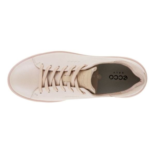 ECCO SHOES -WOMEN'S GOLF TRAY LACED SHOES-ROSE PEARL