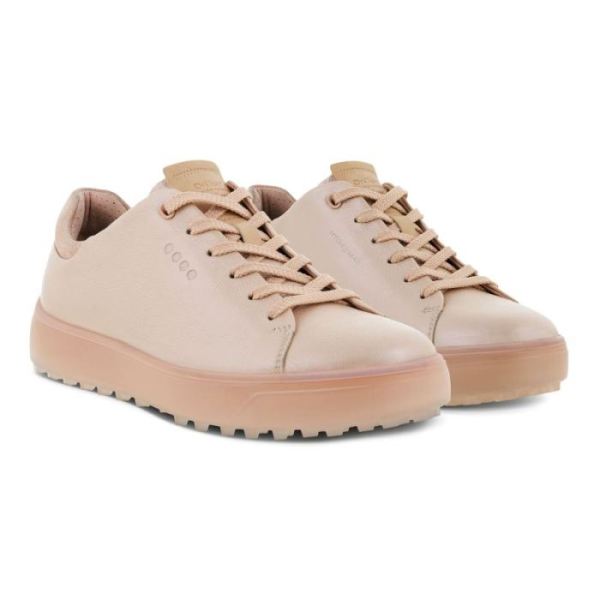 ECCO SHOES -WOMEN'S GOLF TRAY LACED SHOES-ROSE PEARL