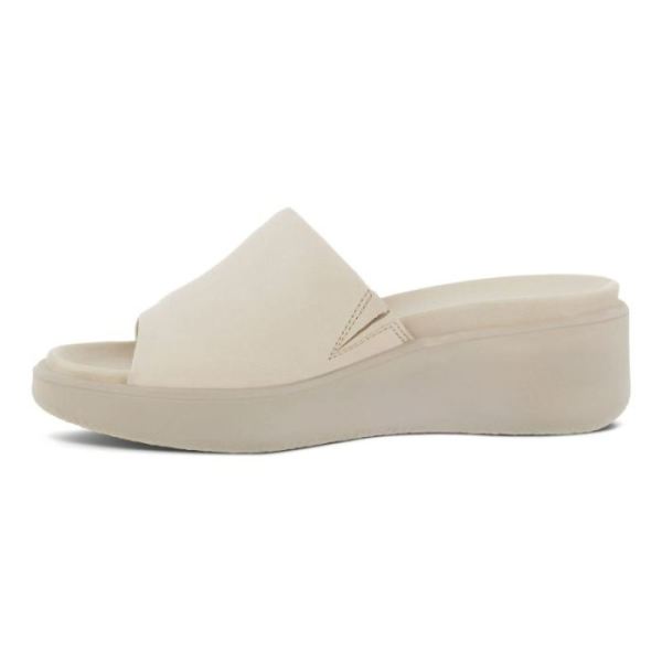 ECCO SHOES -FLOWT LX WOMEN'S WEDGE SANDAL SLIDE-LIMESTONE