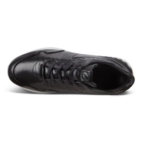 ECCO SHOES -ASTIR MEN'S EMBOSSED SHOES-BLACK