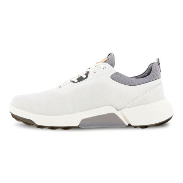 ECCO SHOES -BIOM H4 WOMEN'S GOLF SHOE-WHITE/SILVER GREY