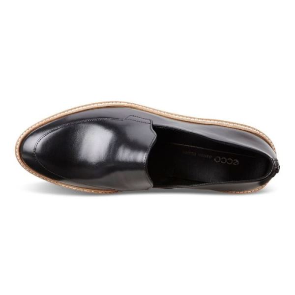 ECCO SHOES -INCISE TAILORED WOMEN'S LOAFER-BLACK